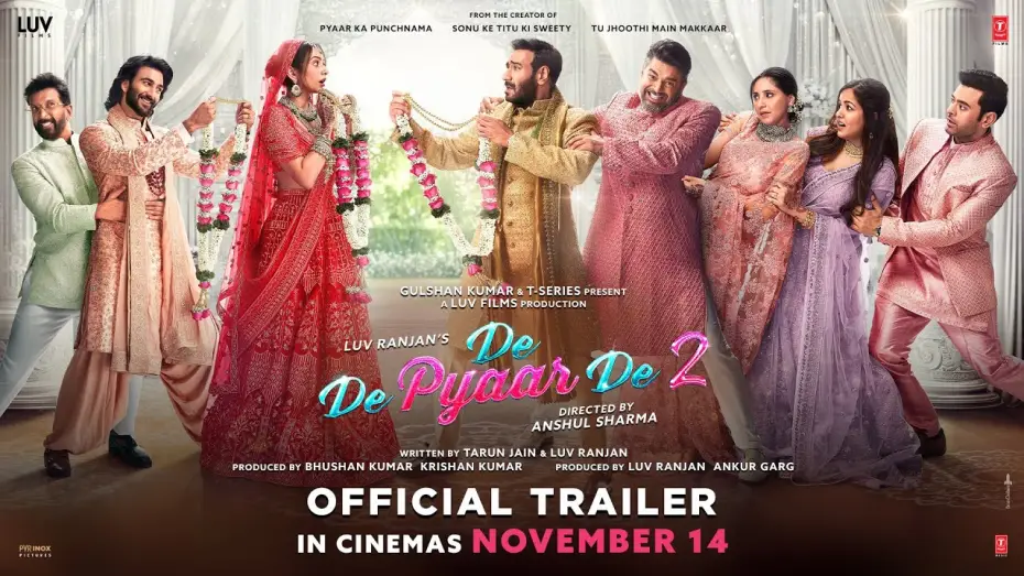 Wideo do filmu दे दे प्यार दे २ — De De Pyaar De 2 - Official Trailer | Ajay Devgn, R. Madhavan, Rakul Preet, Meezaan Jafri | 14th Nov