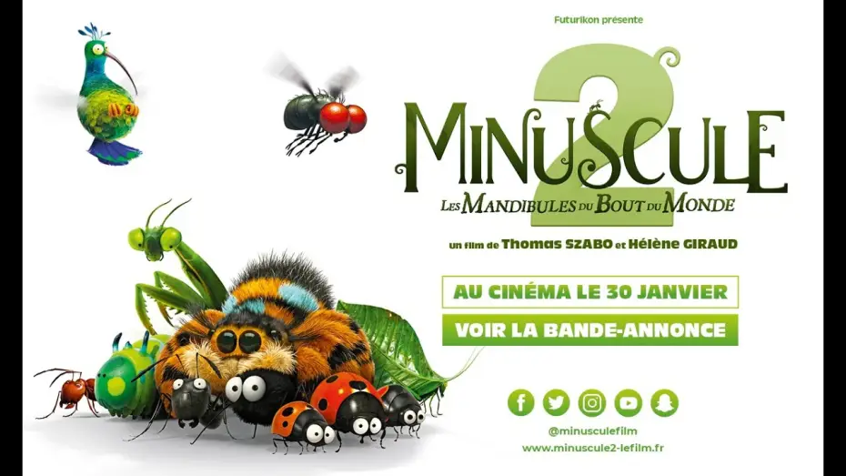Wideo do filmu Robaczki z Zaginionej Dżungli — MINUSCULE 2 - Bande Annonce VF