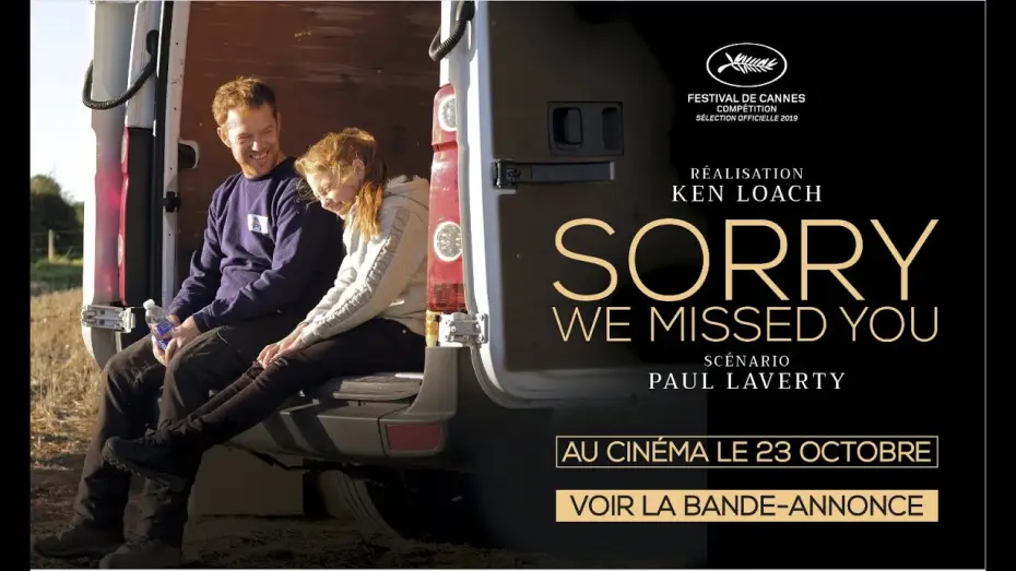 Wideo do filmu Nie ma nas w domu — SORRY WE MISSED YOU - Bande Annonce [VOST]