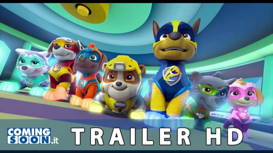 Wideo do filmu Psi Patrol: Kosmopieski — Paw Patrol Mighty Pups - Il film dei super cuccioli (2019): Trailer Italiano del Film - HD