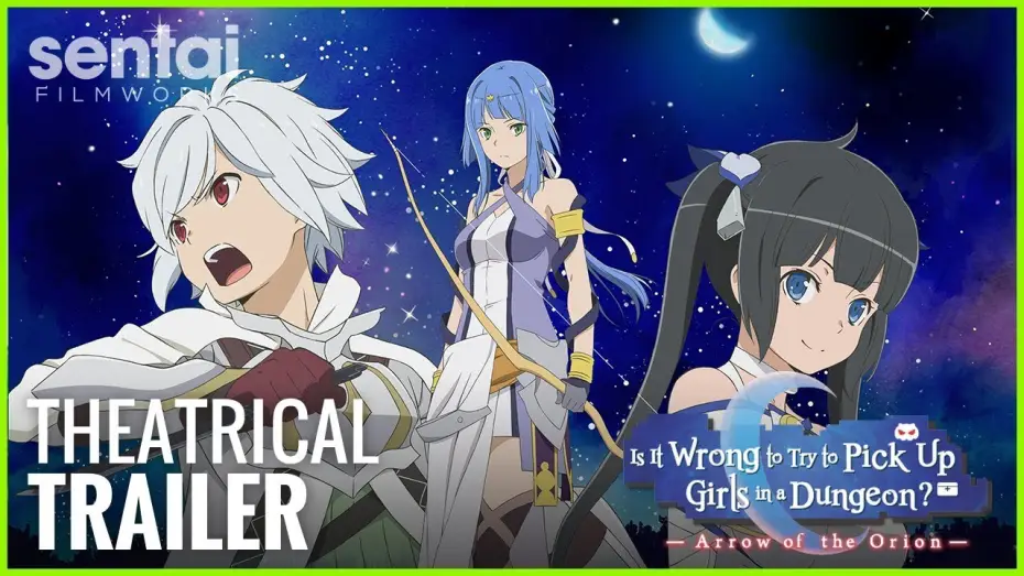 Wideo do filmu Dungeon ni Deai wo Motomeru no wa Machigatteiru Darou ka Movie: Orion no Ya — DanMachi: Arrow of the Orion Theatrical Trailer