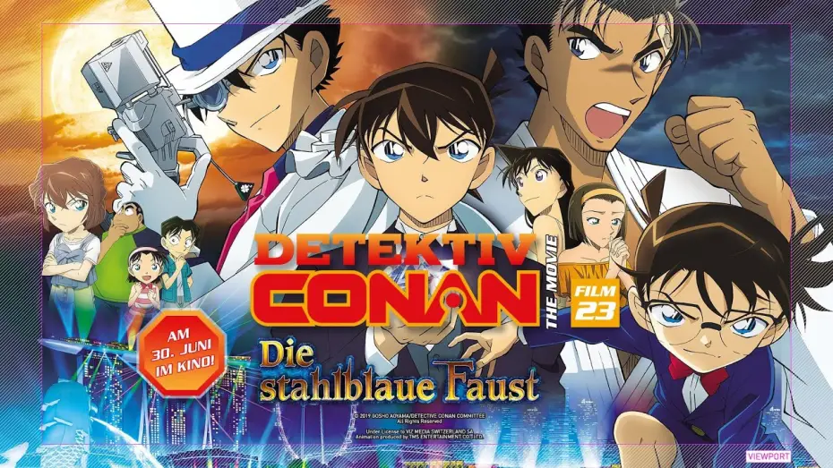 Wideo do filmu 名探偵コナン 紺青の拳（フィスト） — Detektiv Conan - 23. Film: Die stahlblaue Faust (Kinotrailer)