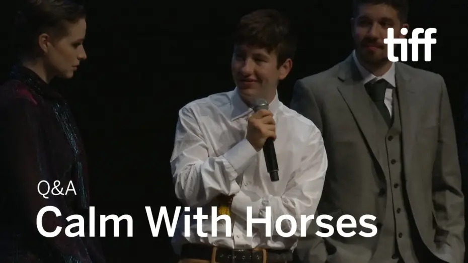 Wideo do filmu Calm with Horses — CALM WITH HORSES Cast and Crew Q&A | TIFF 2019