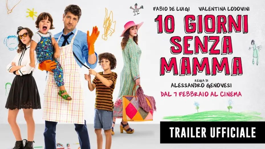 Wideo do filmu Sami bez mamy — 10 GIORNI SENZA MAMMA - Trailer Ufficiale