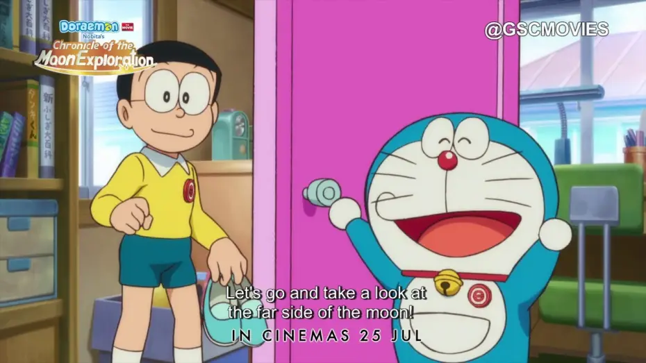 Wideo do filmu 映画ドラえもん のび太の月面探査記 — DORAEMON: NOBITA'S CHRONICLE OF THE MOON EXPLORATION (Official Trailer) - In Cinemas 25 July 2019
