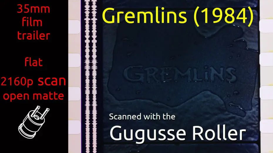 Wideo do filmu Gremliny rozrabiają — Gremlins (1984) 35mm film trailer teaser, flat open matte, 2160p