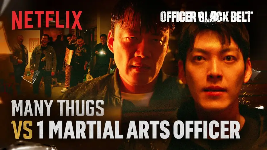 Wideo do filmu Funkcjonariusz z czarnym pasem — Kim Woo-bin is ambushed by a group of thugs [ENG SUB]