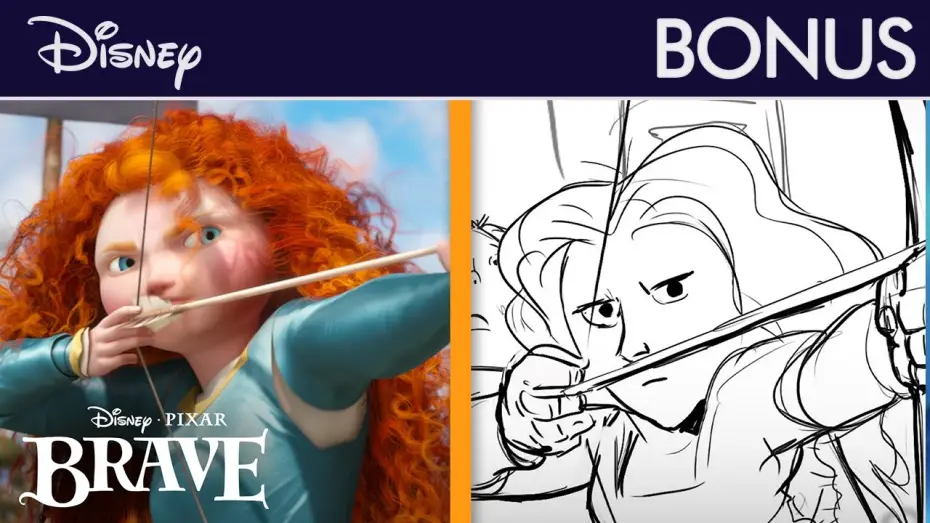 Wideo do filmu Merida Waleczna — Compétition de tir à l'arc | Rebelle | Du storyboard au film