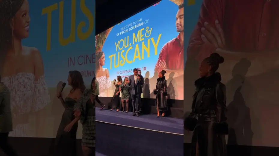 Wideo do filmu You, Me & Tuscany — UK press tour with Halle Bailey and Regé-Jean Page