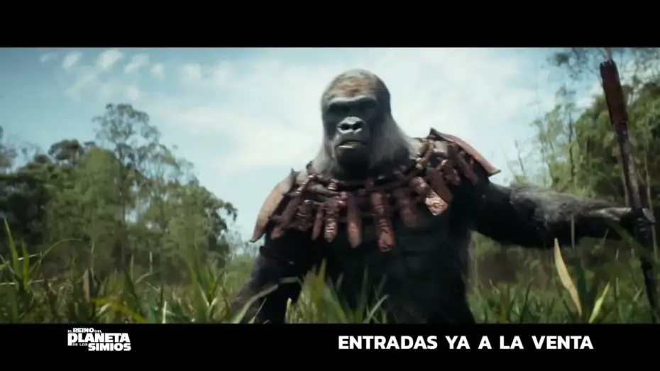 Wideo do filmu Królestwo Planety Małp — Anuncio: 'Es nuestro tiempo'