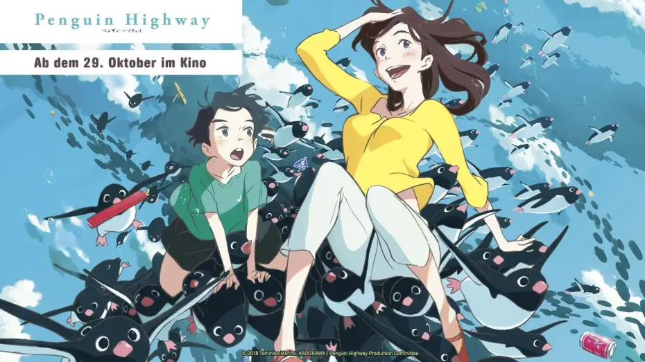 Wideo do filmu ペンギン・ハイウェイ — Penguin Highway (Kino-Trailer)