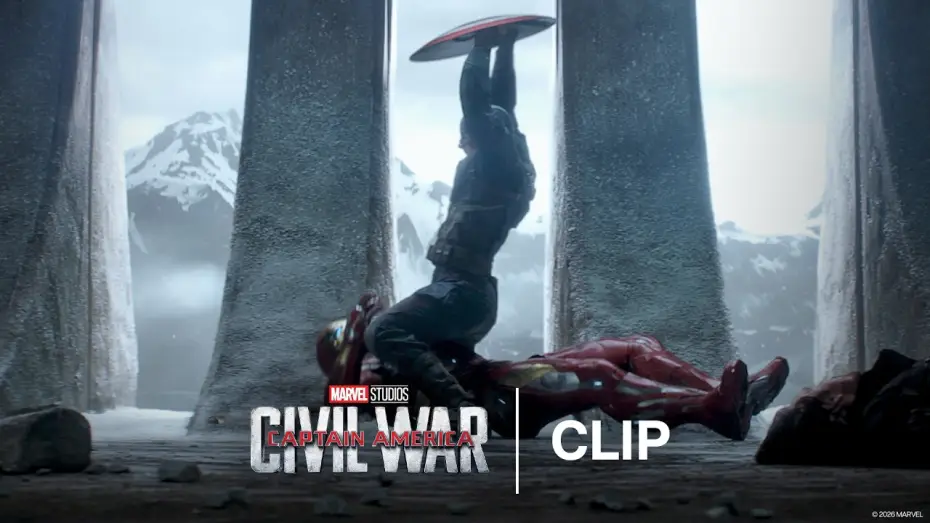 Wideo do filmu Kapitan Ameryka: Wojna bohaterów — Iron Man, Captain America, and Winter Soldier Fight - Official Clip
