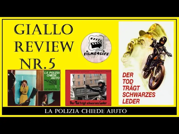 Wideo do filmu La polizia chiede aiuto — Giallo Review Nr. 5: Der Tod trägt schwarzes Leder | Massimo Dallamano | 1974