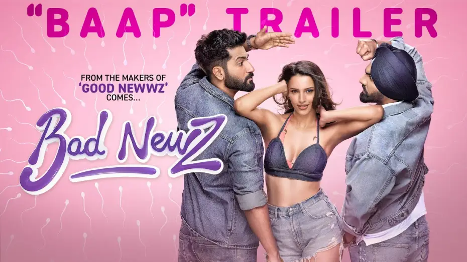 Wideo do filmu बैड न्यूज़ — Bad Newz - Official Trailer | Vicky Kaushal | Triptii Dimri | Ammy Virk | Anand Tiwari | 19th July