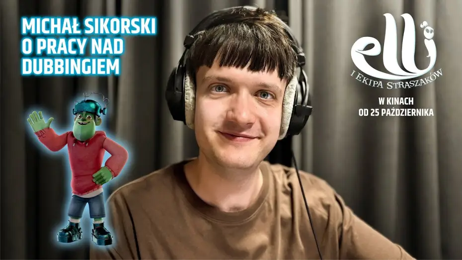 Wideo do filmu Elli i ekipa straszaków — Michał Sikorski o pracy nad dubbingiem do filmu