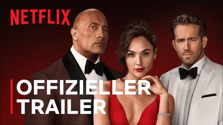 Wideo do filmu Czerwona nota — Red Notice | Offizieller Trailer
