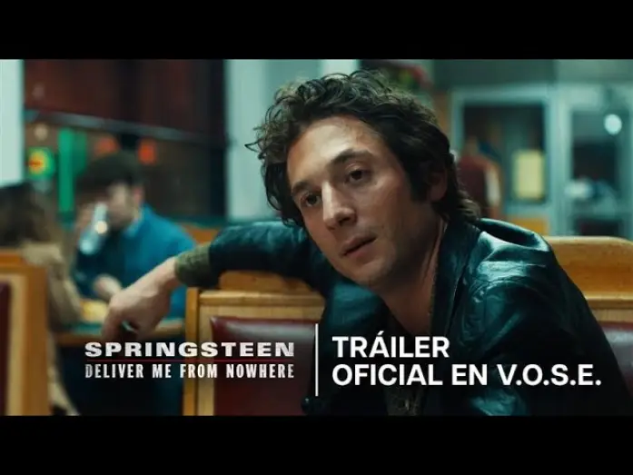 Wideo do filmu Springsteen: Ocal mnie od nicości — Tráiler Oficial en V.O.S.E.