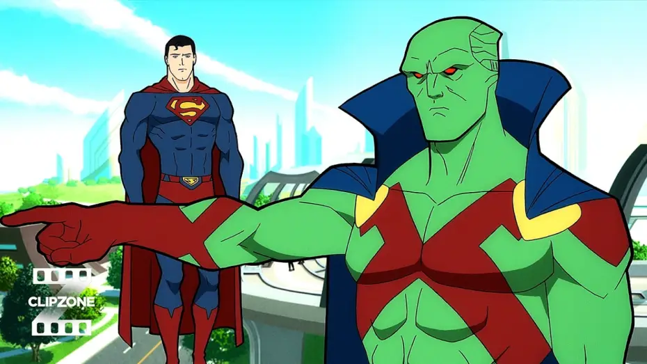 Wideo do filmu Superman: Człowiek jutra — J'onn J'onzz & Superman Fight The Parasite