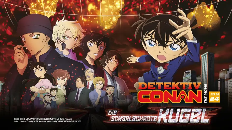 Wideo do filmu 名探偵コナン 緋色の弾丸 — Detektiv Conan – The Movie (24): Die scharlachrote Kugel (Kino-Trailer)