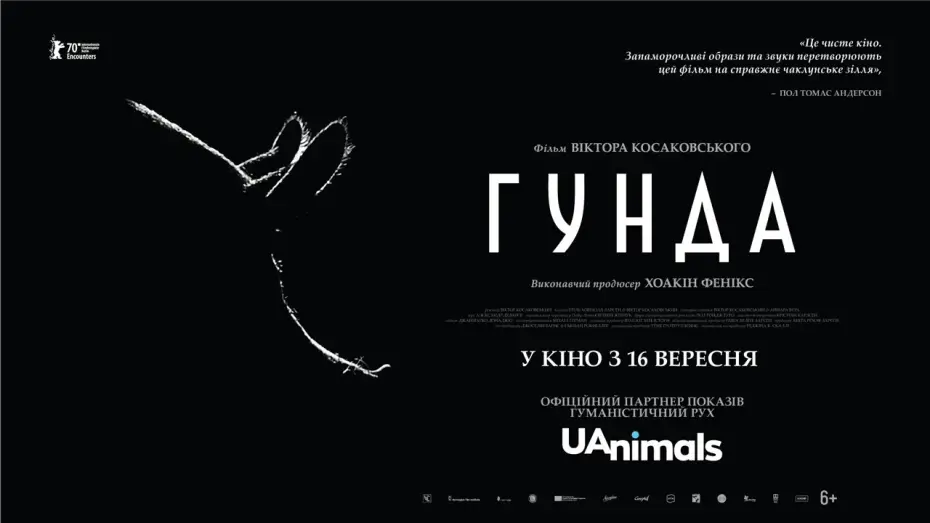 Wideo do filmu Gunda — ГУНДА / GUNDA, офіційний український трейлер, 2021
