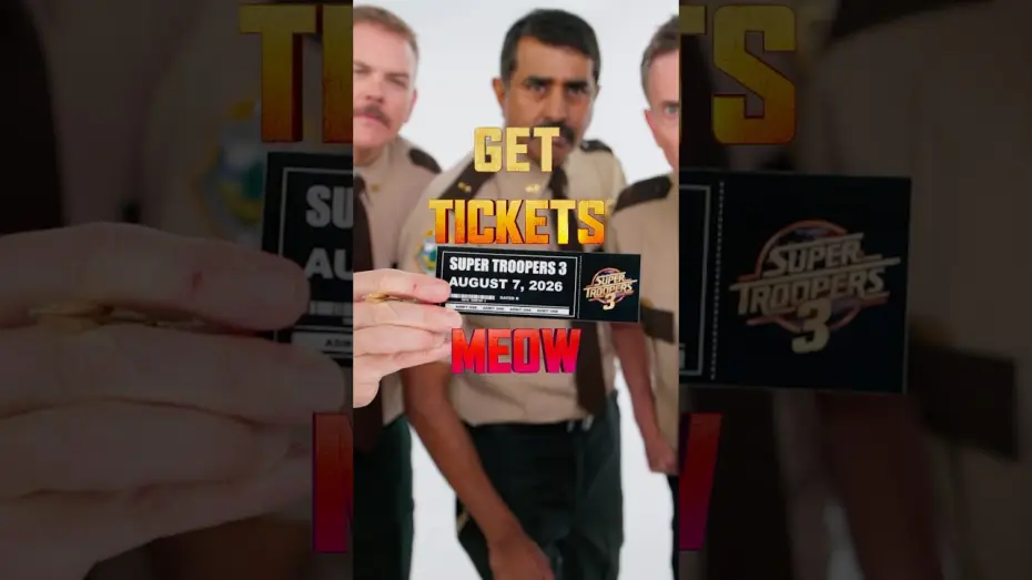 Wideo do filmu Super Troopers 3 — Get Tickets Meow