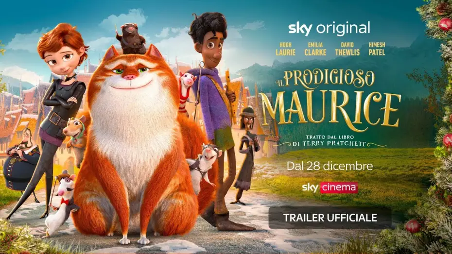 Wideo do filmu Zadziwiający kot Maurycy — IL PRODIGIOSO MAURICE (film Sky Original) – Trailer ITA
