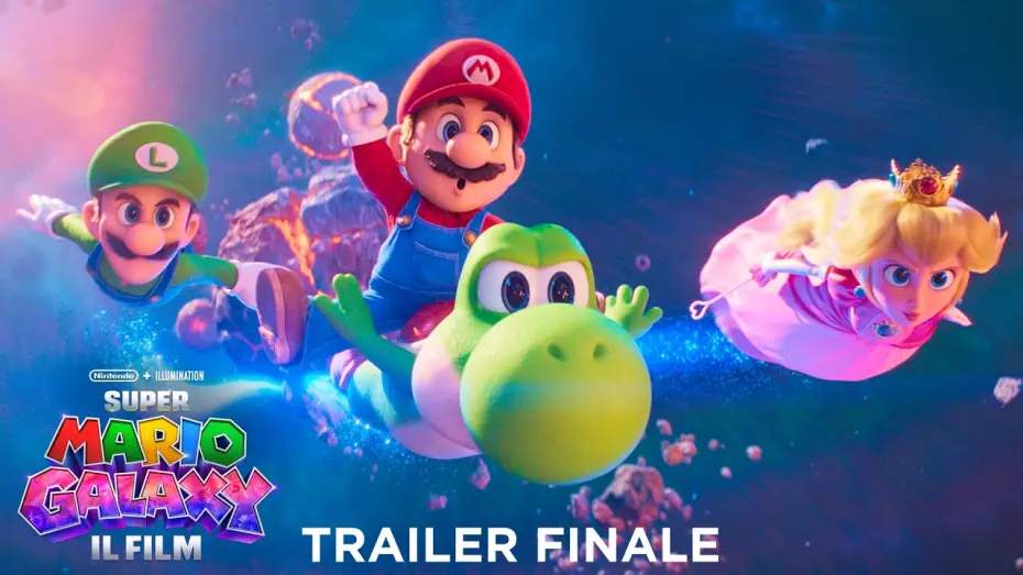Wideo do filmu Super Mario  Galaxy. Film — Super Mario Galaxy - Il Film | Trailer Finale