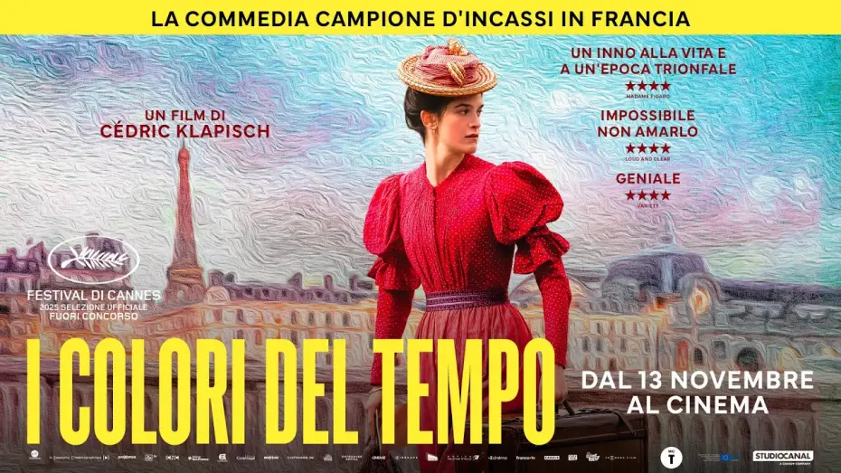 Wideo do filmu Pewnego razu w Paryżu — I COLORI DEL TEMPO Trailer Ufficiale (Dal 13 Novembre al Cinema)