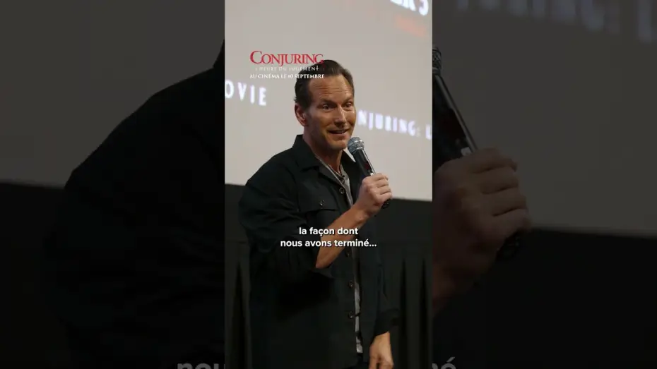 Wideo do filmu Obecność 4: Ostatnie namaszczenie — Patrick Wilson annonce par surprise la fin d’Ed Warren à ses fans 🥹 #Conjuring