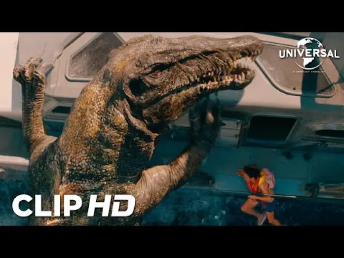 Wideo do filmu Jurassic World. Odrodzenie — Clip en español - ¡Nada, Xavier!