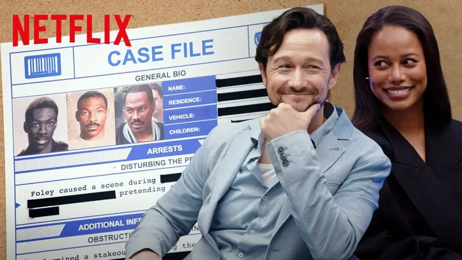 Wideo do filmu Gliniarz z Beverly Hills: Axel F — Joseph Gordon-Levitt and Taylour Paige Try to Solve Axel Foley's Case File