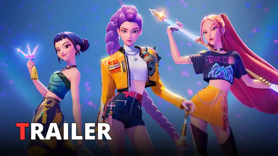 Wideo do filmu K-popowe łowczynie demonów — KPOP DEMON HUNTERS (2025) | Trailer italiano del film d'animazione Netflix