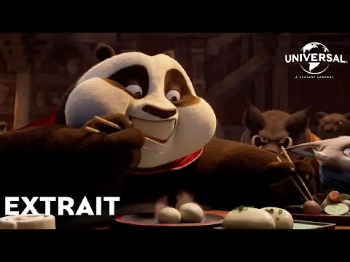 Wideo do filmu Kung Fu Panda 4 — Extrait "Bagarre à la taverne" VF