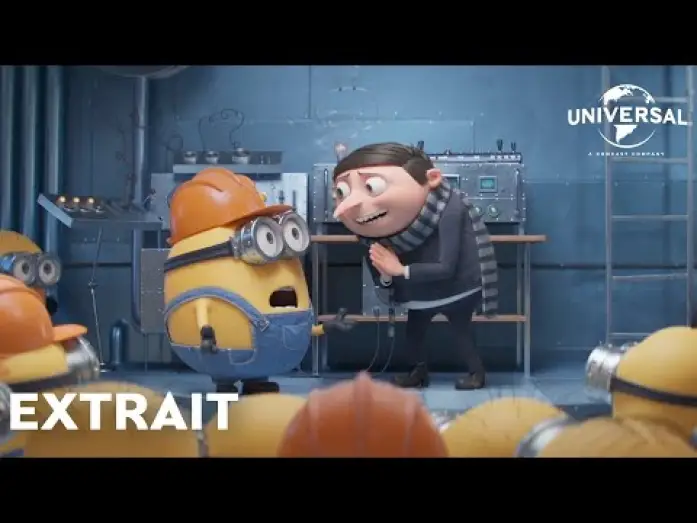 Wideo do filmu Minionki: Wejście Gru — Les Minions 2 : Il était une fois Gru - Extrait "Bouclez vos salopettes" VF  [Le 6 juillet]