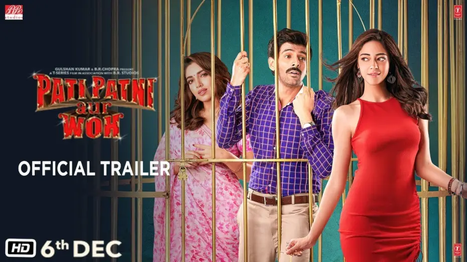 Wideo do filmu पति पत्नी और वो — Official Trailer: Pati Patni Aur Woh | Kartik Aaryan, Bhumi Pednekar, Ananya Panday |Releasing 6 Dec