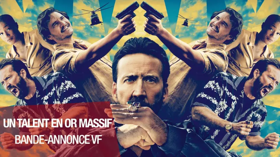 Wideo do filmu Nieznośny ciężar wielkiego talentu — Un talent en or massif - Bande Annonce #1 [VF]
