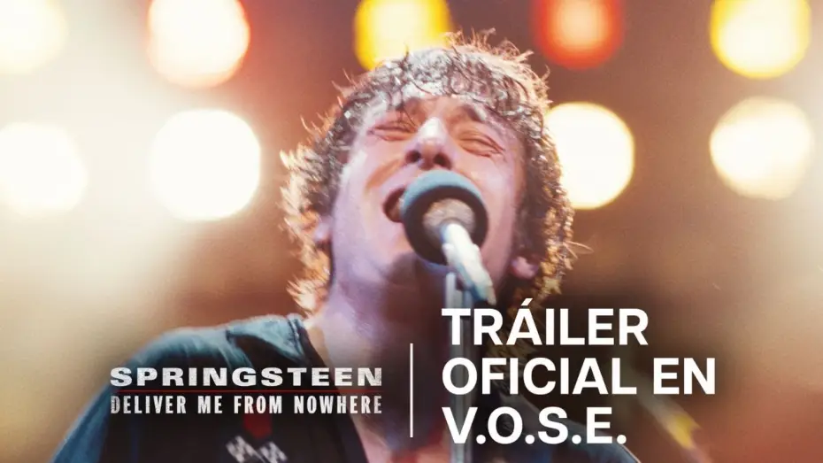 Wideo do filmu Springsteen: Ocal mnie od nicości — Tráiler Oficial en V.O.S.E.