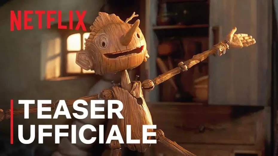 Wideo do filmu Guillermo del Toro: Pinokio — PINOCCHIO DI GUILLERMO DEL TORO | Teaser ufficiale | Netflix