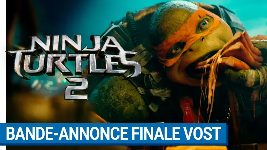 Wideo do filmu Wojownicze Żółwie Ninja: Wyjście z cienia — NINJA TURTLES 2 - Bande Annonce 2 VOST