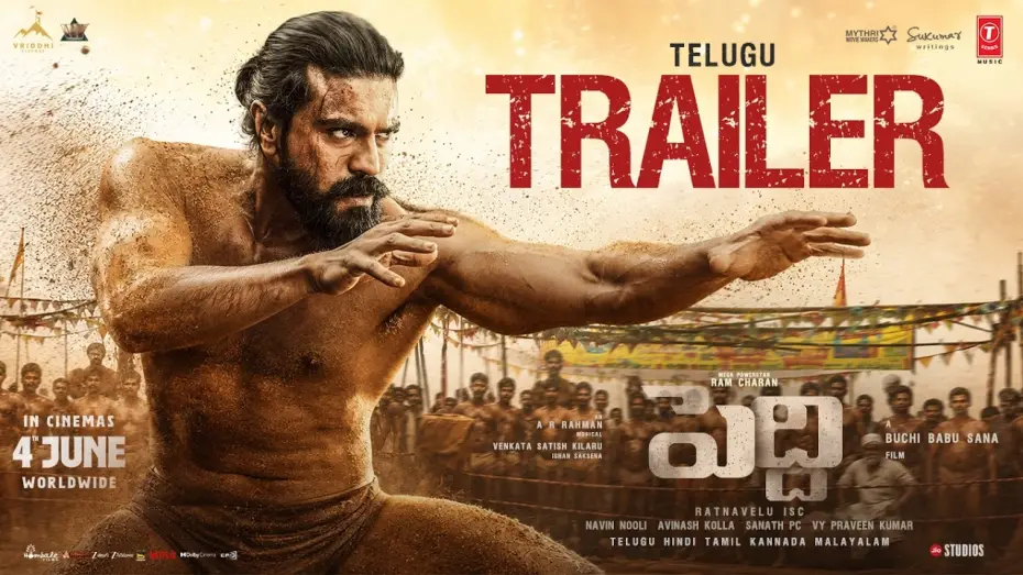 Wideo do filmu పెద్ది — Peddi Official Trailer (Telugu) | Ram Charan | Janhvi Kapoor | A R Rahman | Buchi Babu Sana