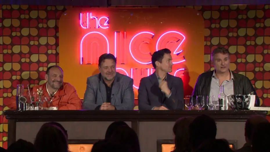Wideo do filmu Nice Guys. Równi goście — The Nice Guys - UK Press Conference (Full Version)