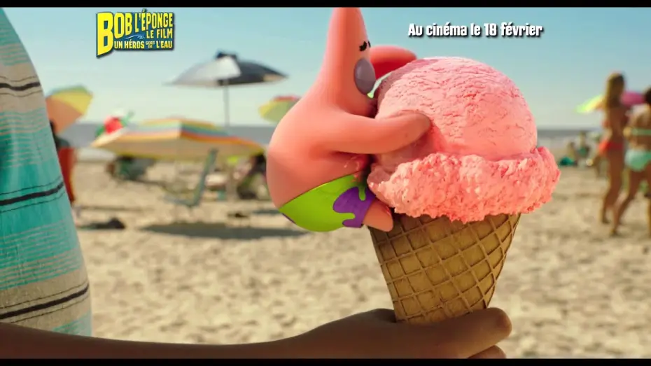Wideo do filmu Spongebob: Na suchym lądzie — BOB L'EPONGE - Envahisseurs [extrait - VF]
