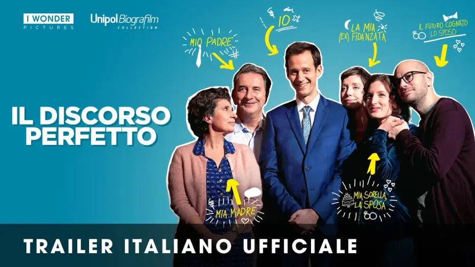 Wideo do filmu Weselny toast — IL DISCORSO PERFETTO | Trailer Italiano Ufficiale HD