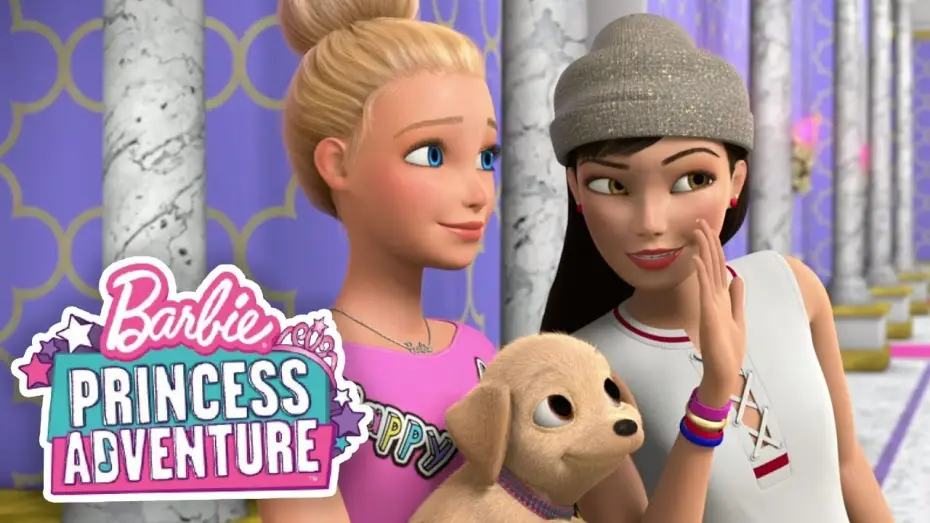 Wideo do filmu Barbie: Przygody księżniczek — PRINCESA AMELIA 💕👑🏰 TOUR POR EL CASTILLO! | Barbie Princesa Aventura | @BarbieenCastellano