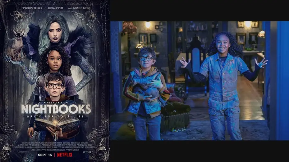 Wideo do filmu Straszne historie — Nightbooks (2021) - Offizieller Trailer (Deutsch Synchronisiert)
