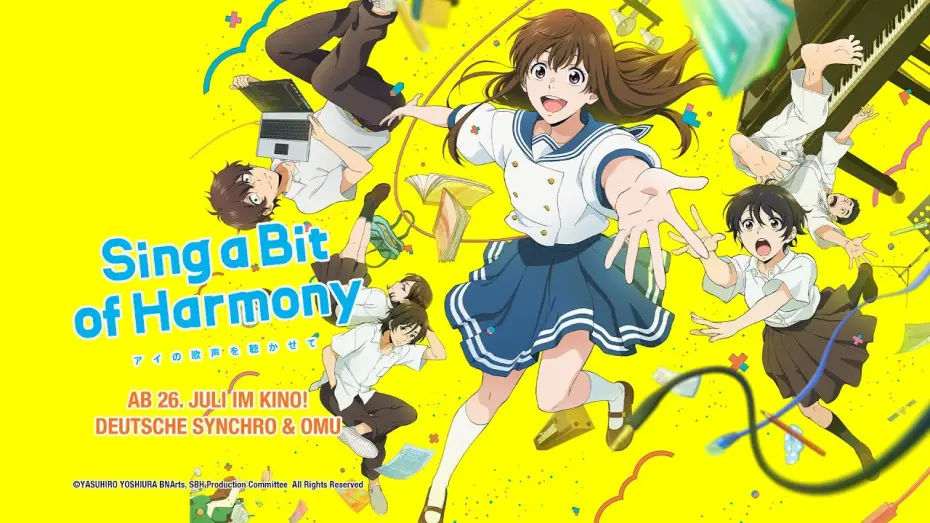 Wideo do filmu アイの歌声を聴かせて — Sing a Bit of Harmony – Anime Kino Trailer (Deutsch/German)