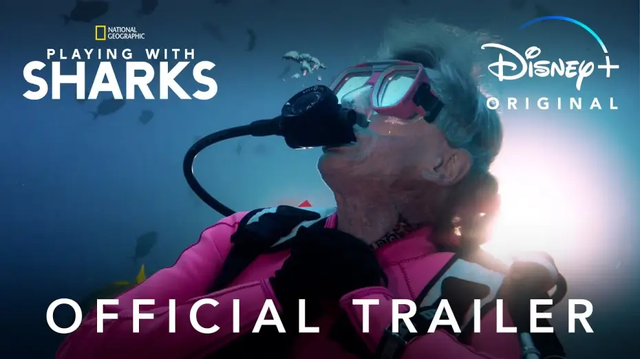 Wideo do filmu Oko w oko z rekinem — Playing with Sharks | Official Trailer | Disney+