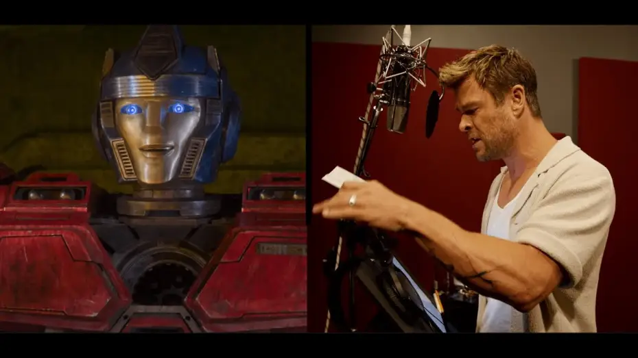 Wideo do filmu Transformers: Początek — Chris Hemsworth is Orion Pax/Optimus Prime
