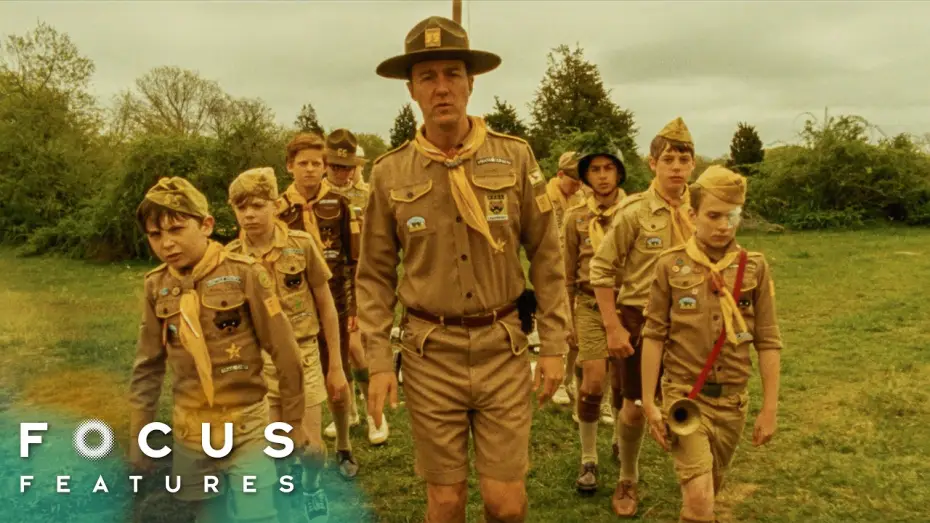 Wideo do filmu Kochankowie z księżyca — Scout Master Ward Inspects His Camp