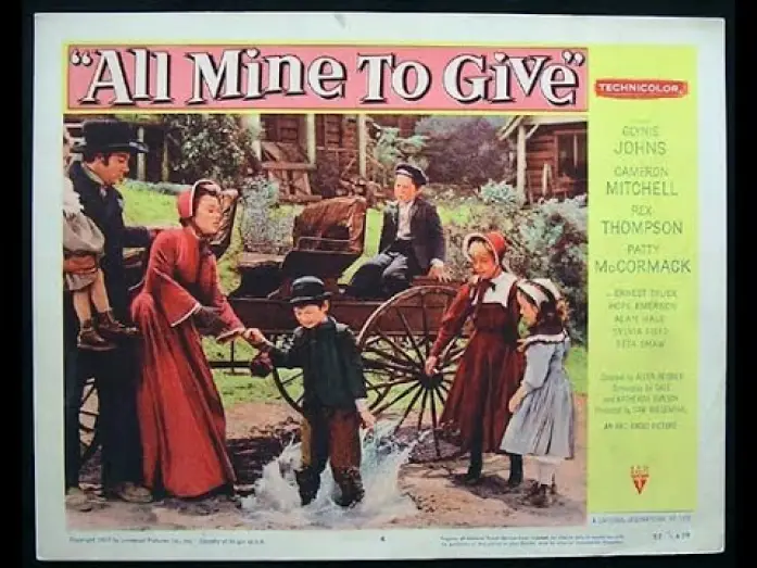 Wideo do filmu All Mine to Give — ALL MINE TO GIVE (1957) Theatrical Trailer - Glynis Johns, Cameron Mitchell, Rex Thompson